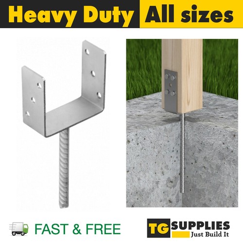 Heavy duty galvanised shape - u,