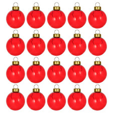 IKEA VINTERFINT Christmas Tree Ornaments Baubles Set Red Gold Silver Glass 20-32