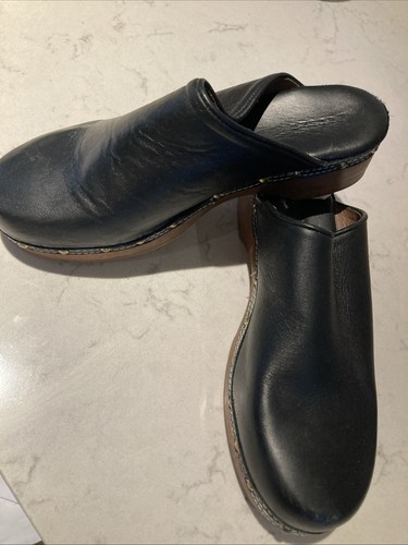 Jigsaw black clog shoes 6 - black, 39