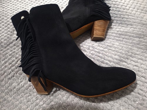 Ravel black suede leather - suede,