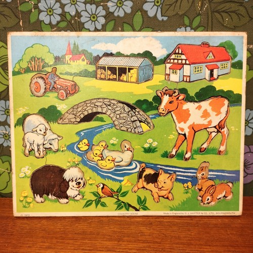 Jigsaw wooden farmyard victory - jigsaw,