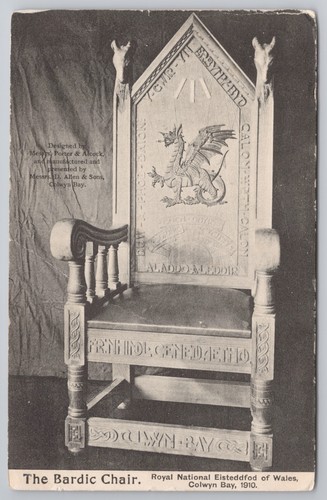 Postcard antique chair - antique,