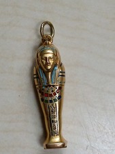 12ct Gold Egyptian Sarcophagus