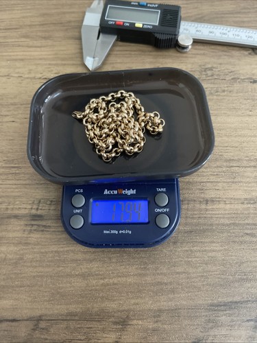 9ct solid gold belcher - 9ct,