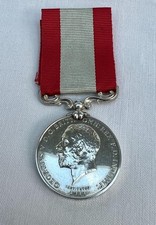 George V Rocket Apparatus Long Service Medal To Samson Putt.
