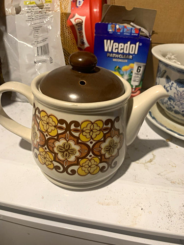 Ceramic floral tea pot - tea,