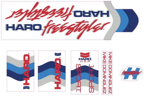 Haro freestyler sport decal - haro,