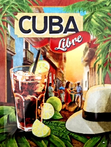 Cuba libre retro vintage - libre,,