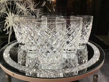 6 x WATERFORD CRYSTAL - Flat Whiskey Tumblers  - “COMERAGH” - RARE & SIGNED!