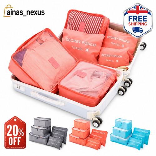 6pcs travel packing cubes - travel, set
