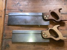 Antique Joseph Tyzack Tenon Saws￼ Railway Arch Old Street London 10-12inch