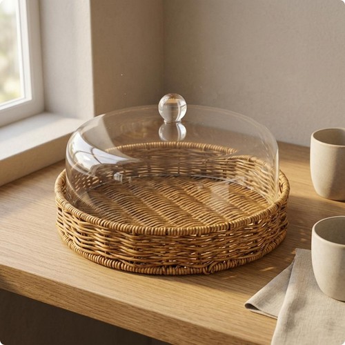 Cake tray with dome domed - cake,