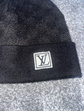 Brand New Louis Vuitton Men's Black Beanie