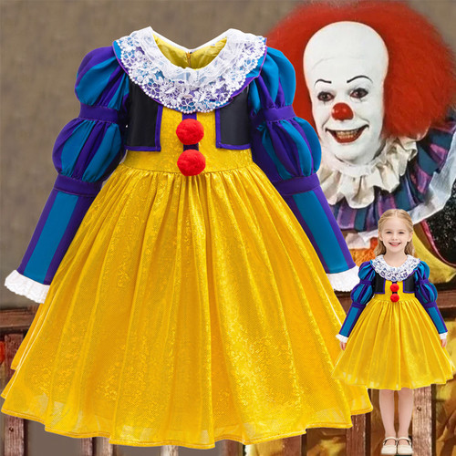 Kids joker cosplay circus - joker,