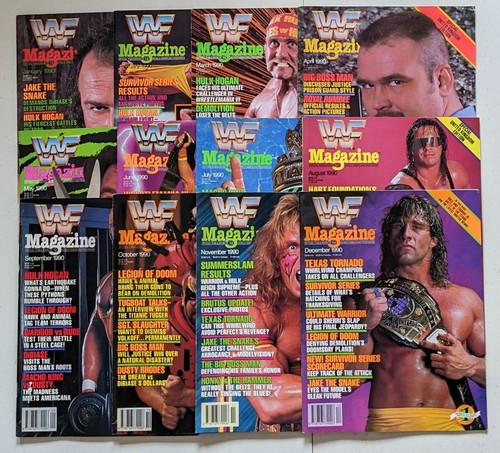 Wwf wwe magazine 1990 - wwe,