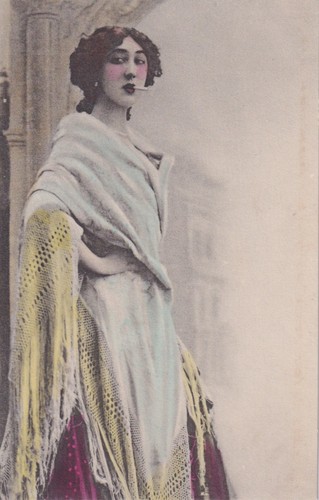 Postcard edwardian actress - postcard,