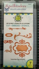Spellbinders Shapeabilities Twisted Metal Tags & Accents Die Cutter Set