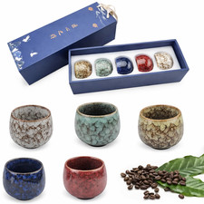 DAWRIS 5Pcs 130ML Coffee Cups