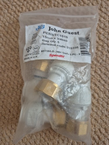 Speedfit pemstc1516 15mm 4 - 15mm, 3/4
