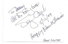 Jenny Agutter. Actress. The Railway Children, Call the Midwife Signed Album Page