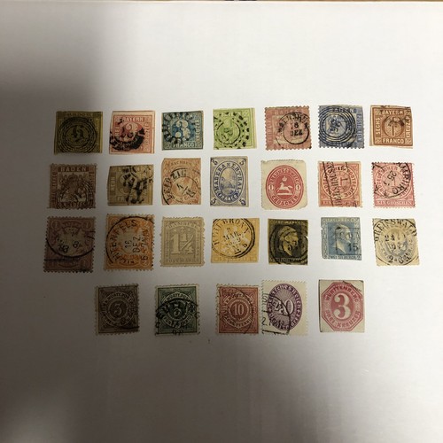 German states stamps - states, stamps.