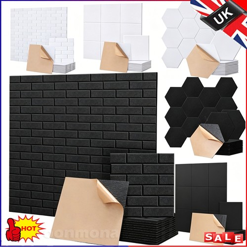 12x acoustic wall panel tiles - acoustic.wall,