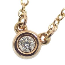 Tiffany By the Yard Necklace for Women, Diamond, 2.1g, 18K 750 Yellow Gold