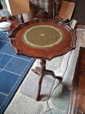 Vintage Wooden Tripod Side