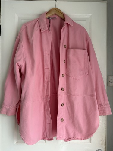 Zara pink shacket shirt - shacket, :