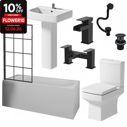 1700mm bathroom suite bath - 1700mm,