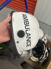 Ambulance Helmet Black Writing