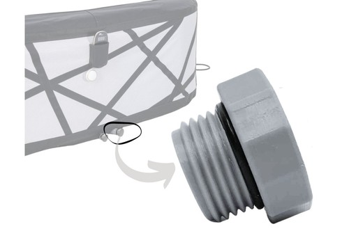 Mspa hot tub drain plug - tub,
