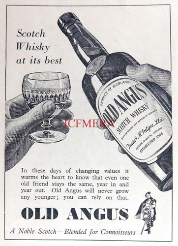 Old angus scotch whisky - 'old, angus'