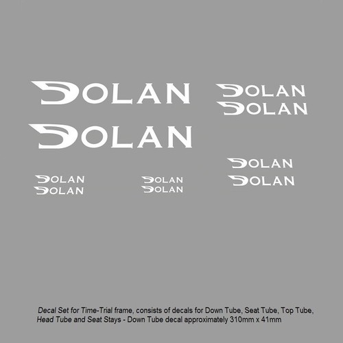 Dolan bike decals - dolan, decals,