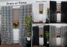 Novelty flounce voile long net