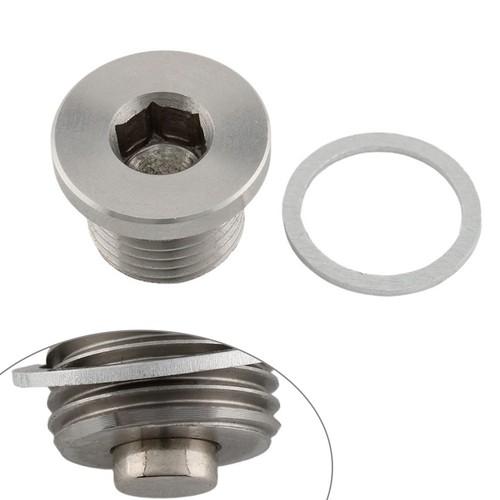 Magnetic oil drain plug - magnetic,