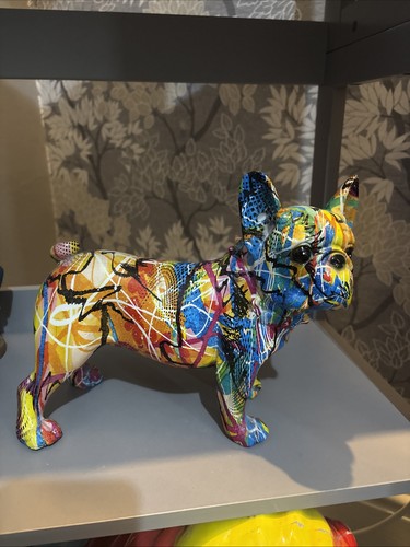 French bulldog statue - french,