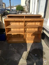 large wall shelf wooden