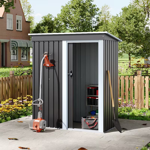 3ft garden shed galvanised - 3ft,