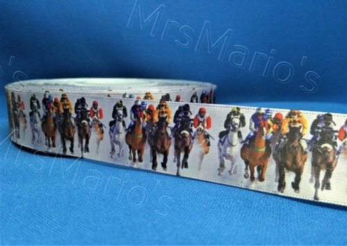 Horse racing jockeys oil - racing, (oil