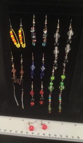New dangly earrings - x,