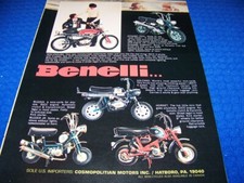 1971 BENELLI BUZZER & SUZUKI TM400 & MAICO K400.. 1-PAGE SALES AD (89HH)