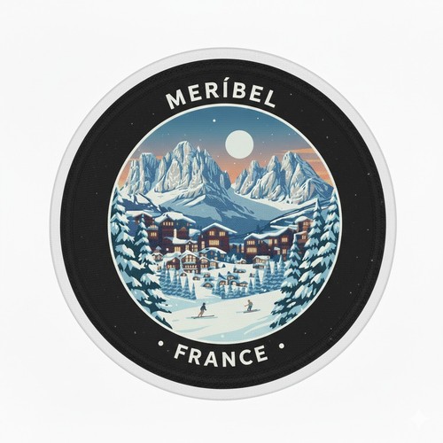 Meribel france ski resort - france,
