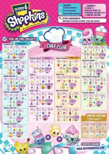 Shopkins season figures chef - season, 6