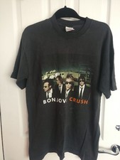 Bon Jovi Crush Tour 2000 Black Tshirt Size M