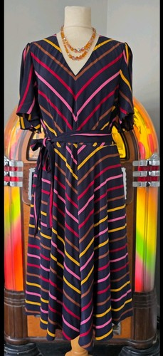 Vintage 1950s style striped - vintage,