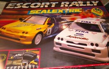 Escort rally scalextric Set