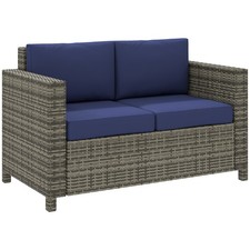 Outsunny Rattan Wicker 2-seat