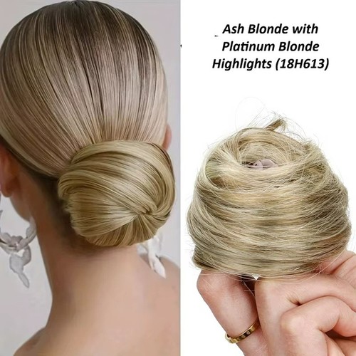 Messy bun hair - hair, piece