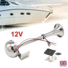 12V Single Trumpet Horn Marine Boat Air Horn 125dB Electric Air Horn for Truck